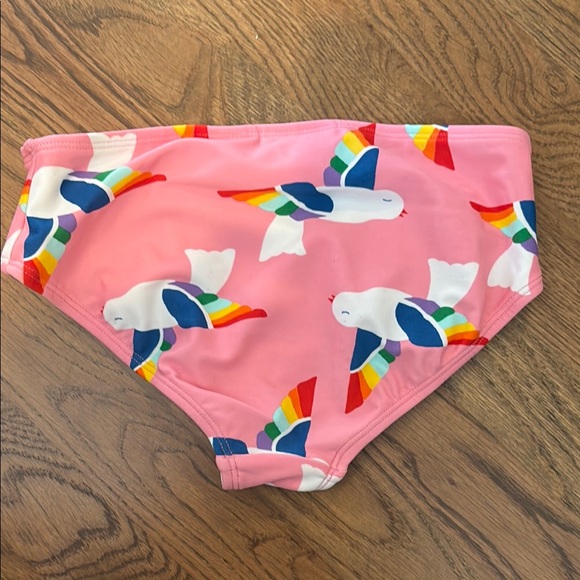 NWOT Hanna Andersson Pink and White Bikini with birds - Picture 3 of 3